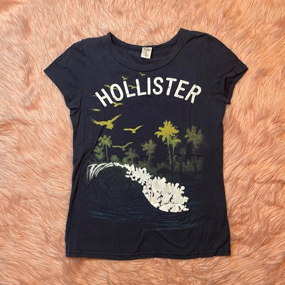 Hollister‎ Woman’s Y2K Fitted T Shirt Size Large